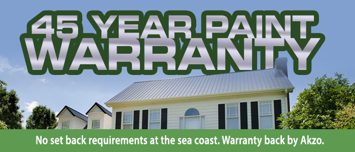 MetalProTECTION metal roof system warranty